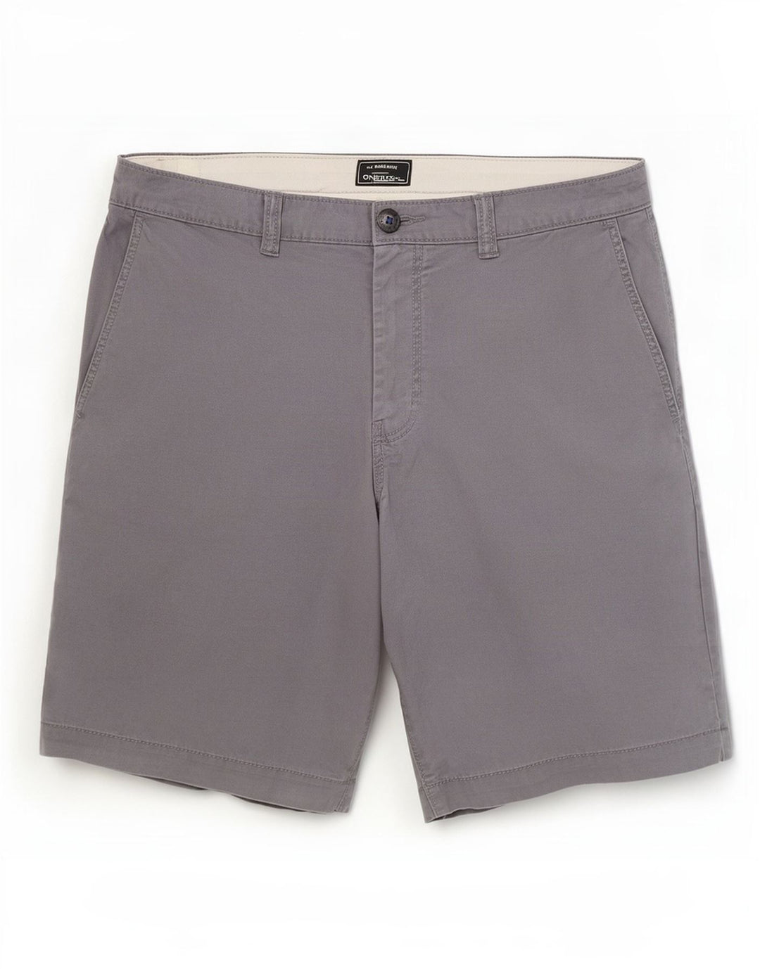 Pantalones cortos chinos O'Neill para hombre W31 Algodón gris medio