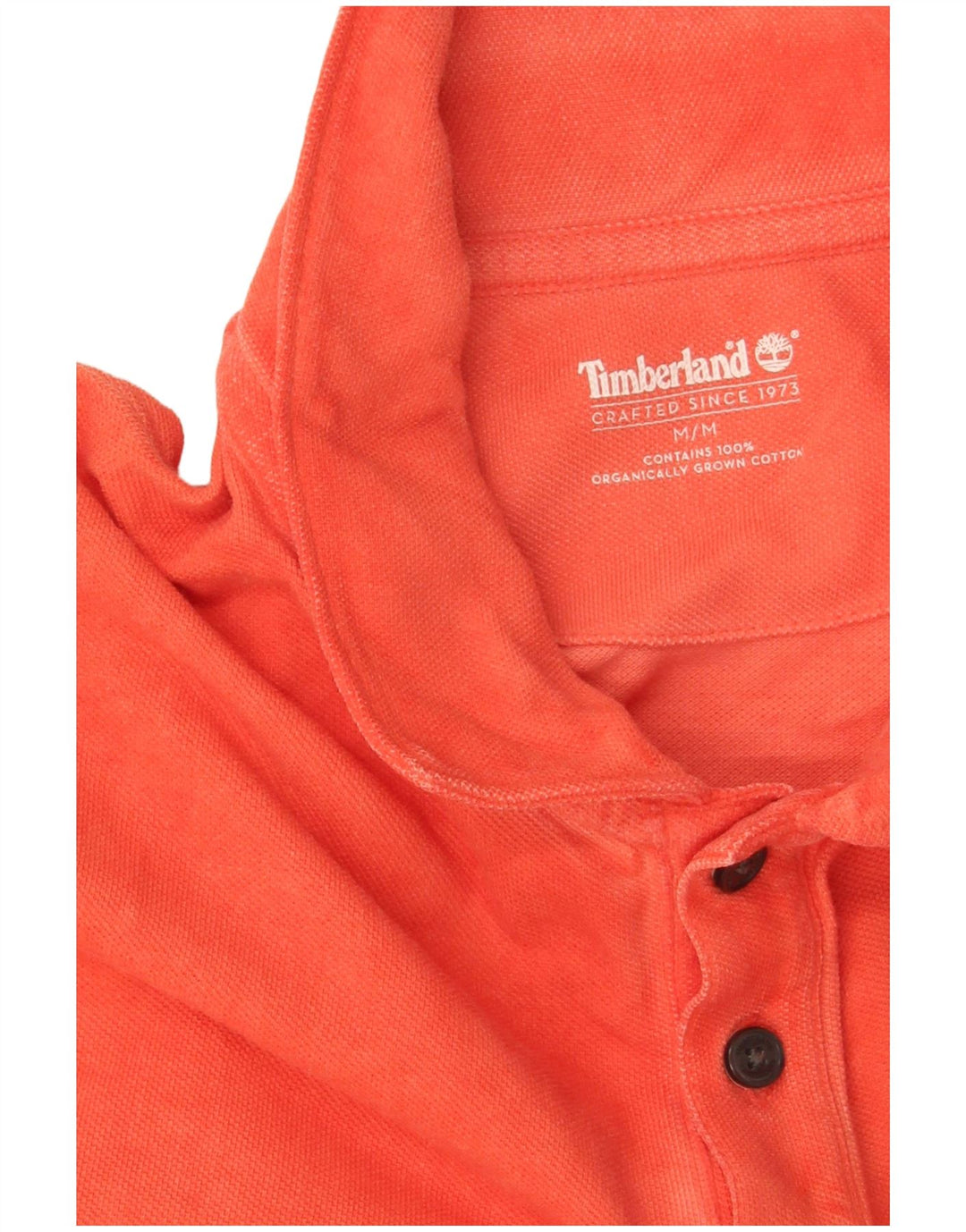 Timberland Polo Hombre Algodón Naranja Medio