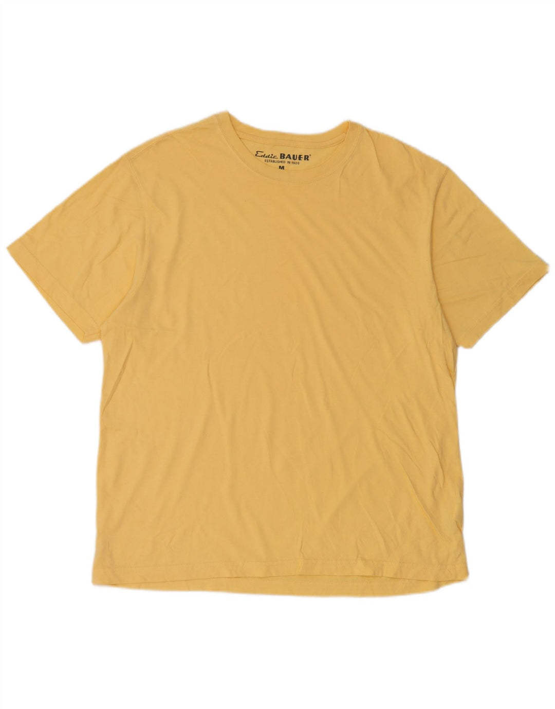 Eddie Bauer - Camiseta para hombre, color amarillo medio, algodón