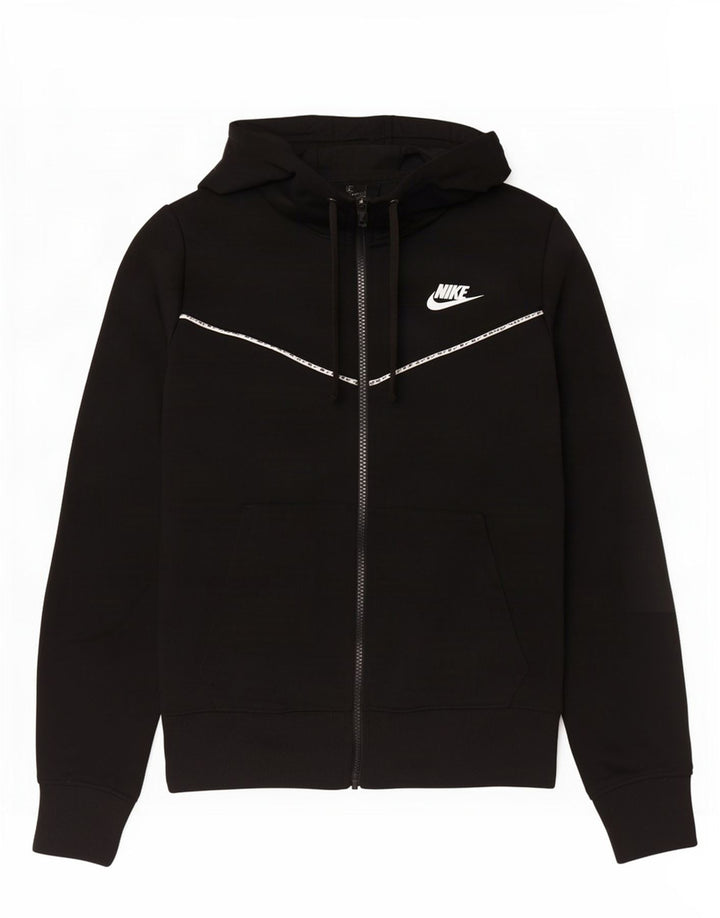 Nike - Chándal con capucha para hombre, chaqueta superior, poliéster negro pequeño