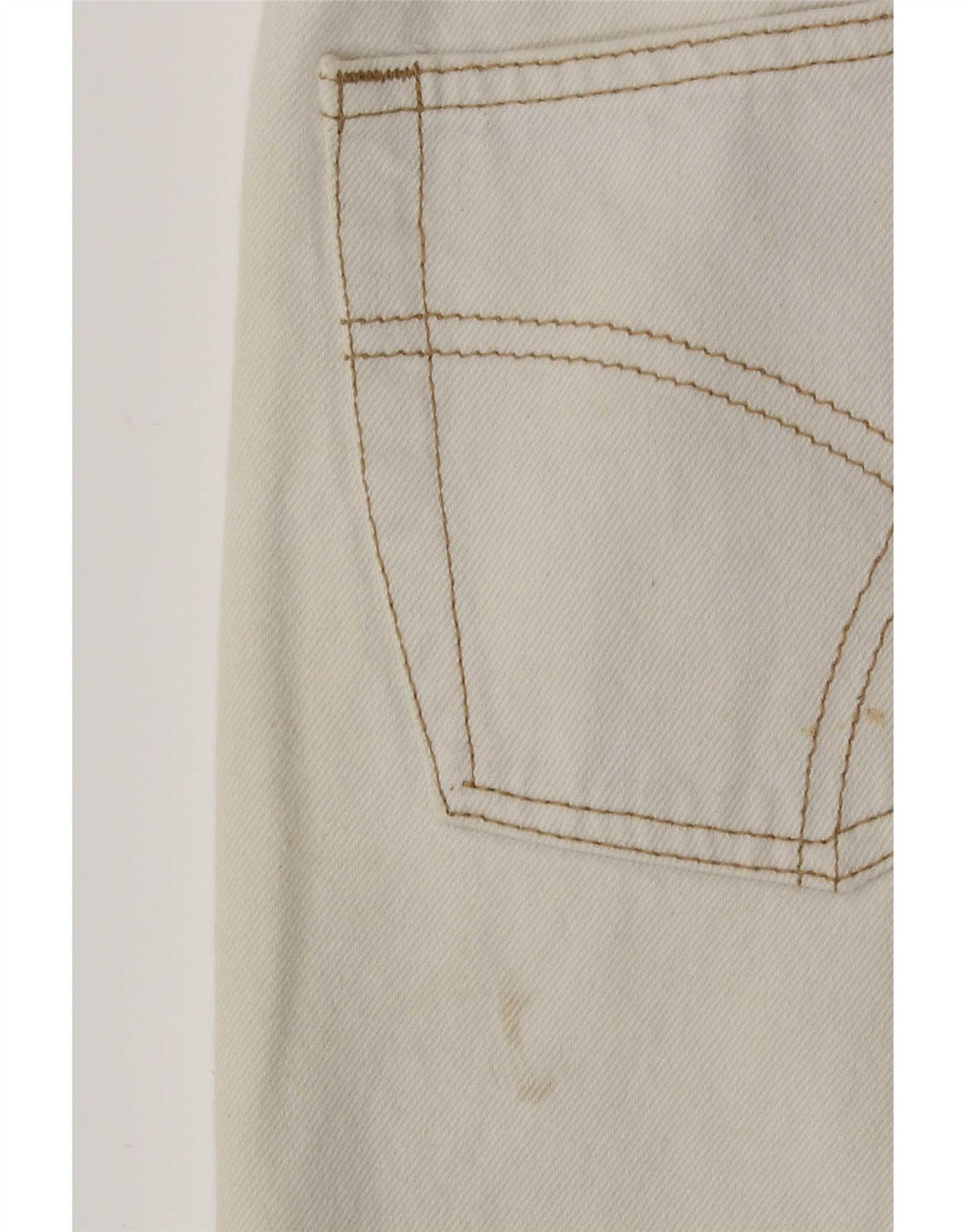 Vaqueros cónicos para hombre Gas W32 L30 Algodón blanco