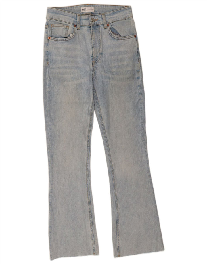 Zara Jeans Acampanados Para Mujer EU 38 Small W28 L27 Azul