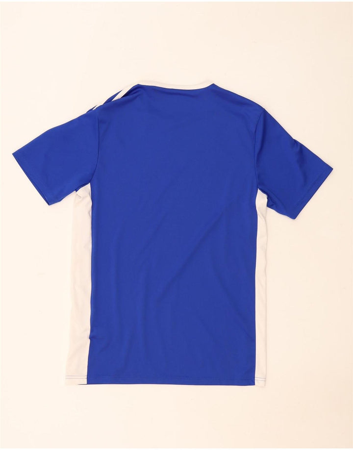 Adidas Hombre Aeroready Camiseta Top Pequeño Azul Colorblock Poliéster