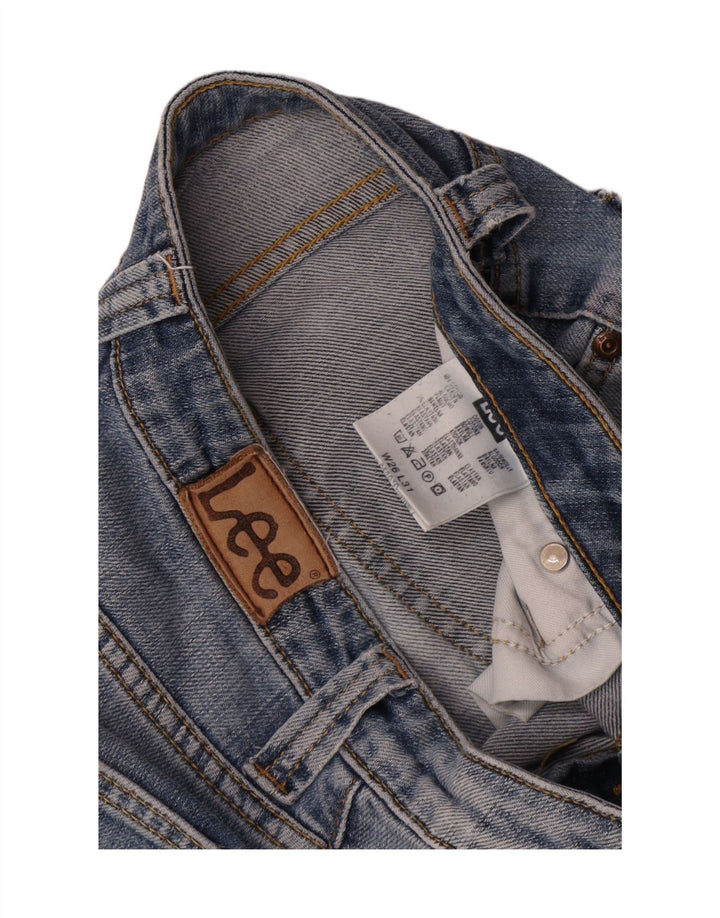 Vaqueros Acampanados Lee Mujer W26 L31 Algodón Azul