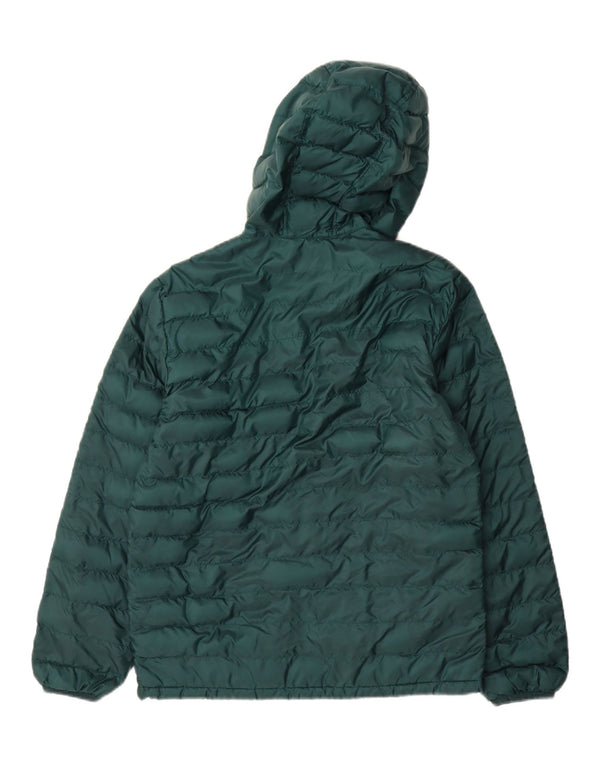 Levi's Chaqueta acolchada con capucha para hombre UK 36 Small Verde Poliéster