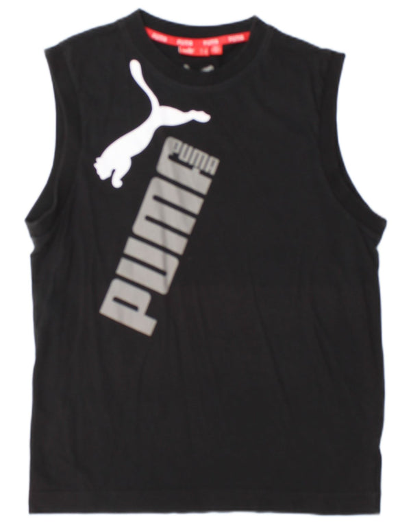 Puma Camiseta gráfica para hombre Top Medium Black
