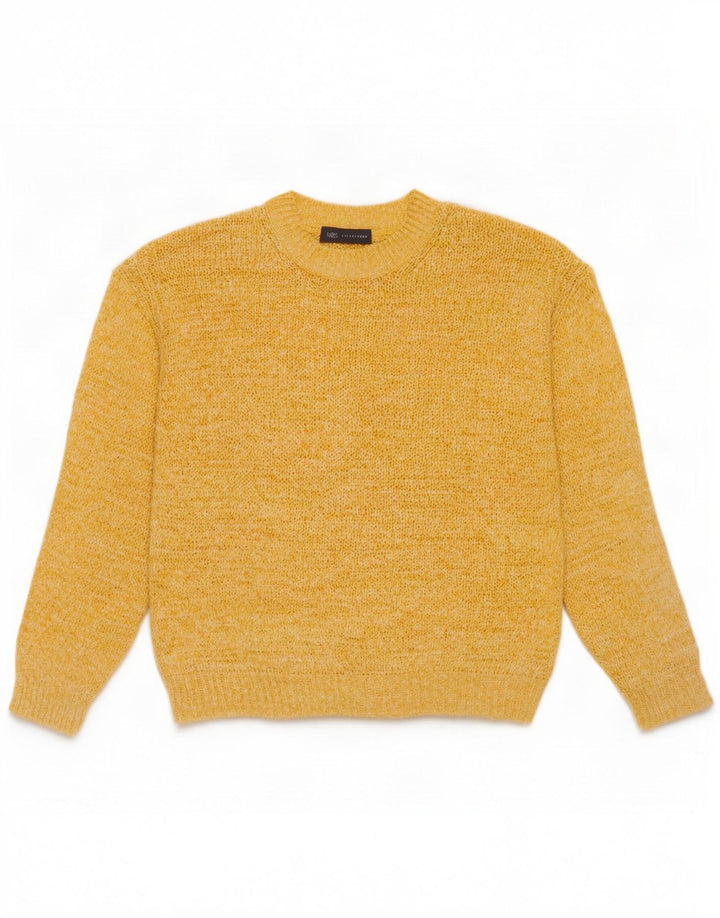 Marks & Spencer - Jersey de cuello redondo para mujer, talla 40, color amarillo mediano