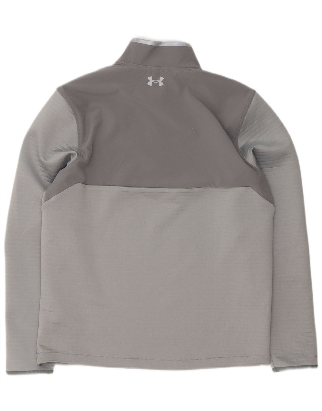 Under Armour Hombre Jersey Chándal Top Grande Gris Colorblock Deportes