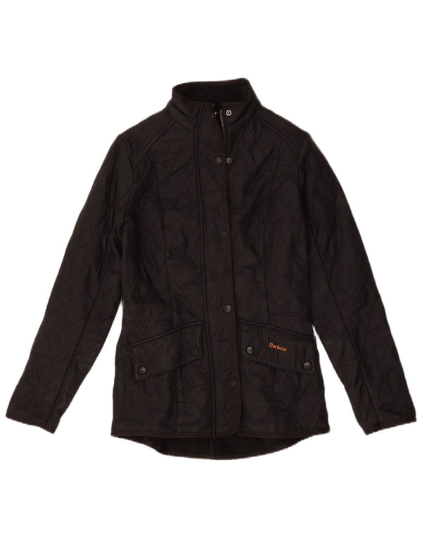 Barbour Chaqueta acolchada para mujer Reino Unido 8 Pequeño Negro