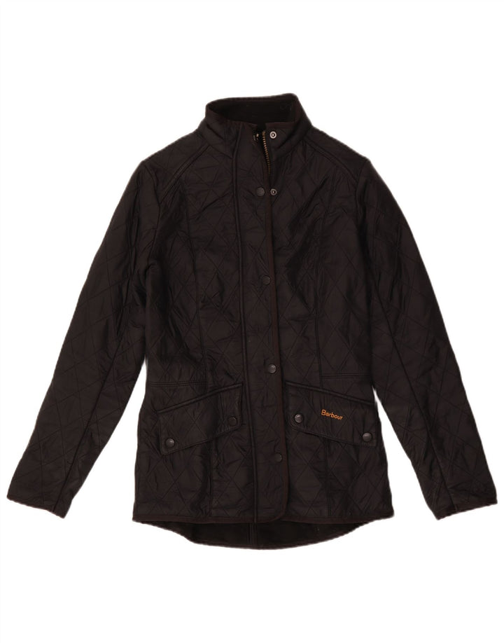 Barbour Chaqueta acolchada para mujer Reino Unido 8 Pequeño Negro