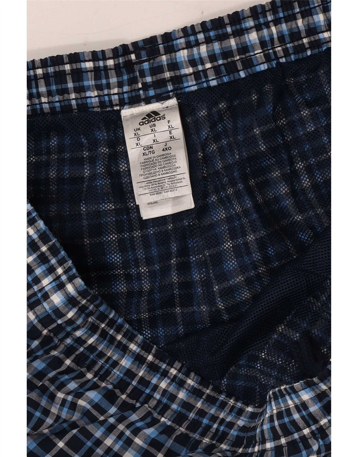 Adidas Bañador Hombre XL Azul Cuadros Poliéster