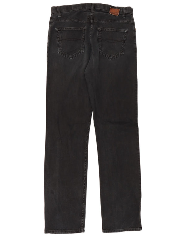 Marks & Spencer Vaqueros rectos Blue Harbor para hombre W34 L35 Algodón negro