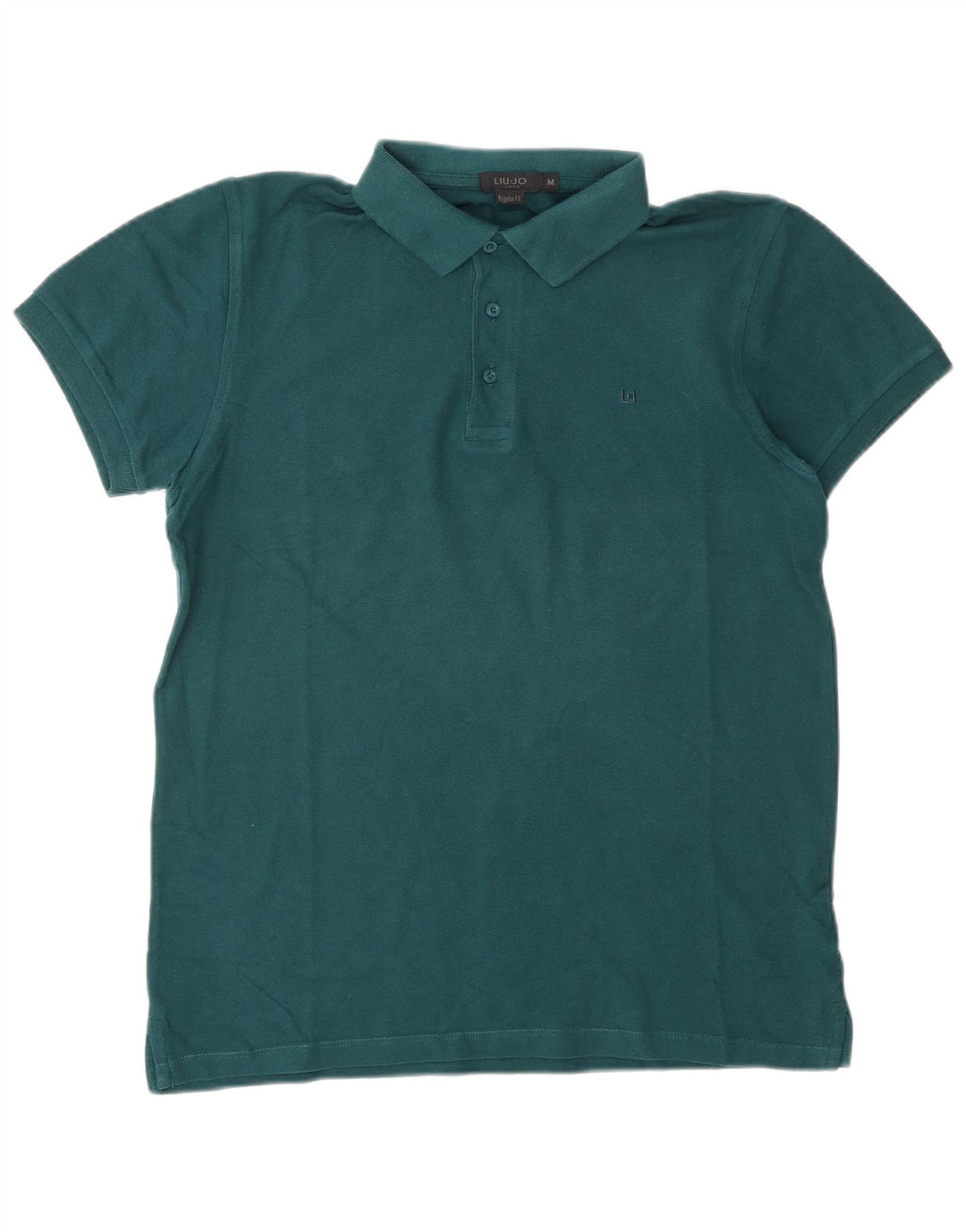 LIU JO Polo Regular Fit para Hombre Algodón Verde Medio