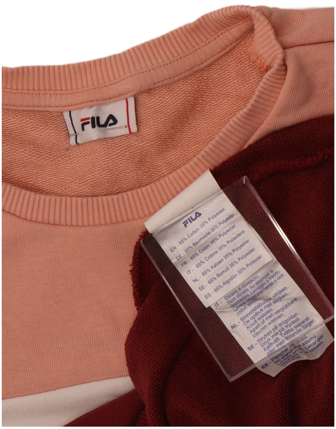 FILA Sudadera Jumper para Mujer UK 40 Grande Multicolor Colorblock