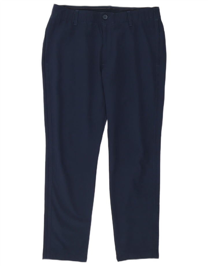 Under Armour Pantalón chino ajustado para hombre W36 L30 Azul marino