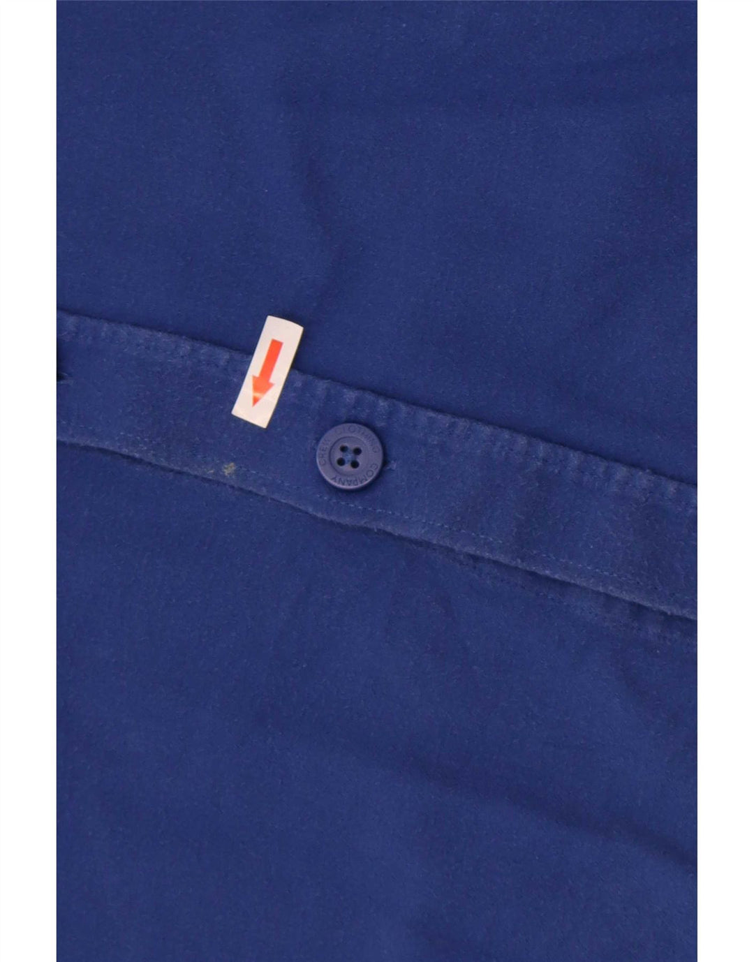 Crew Clothing Camisa para hombre Grande Azul Algodón