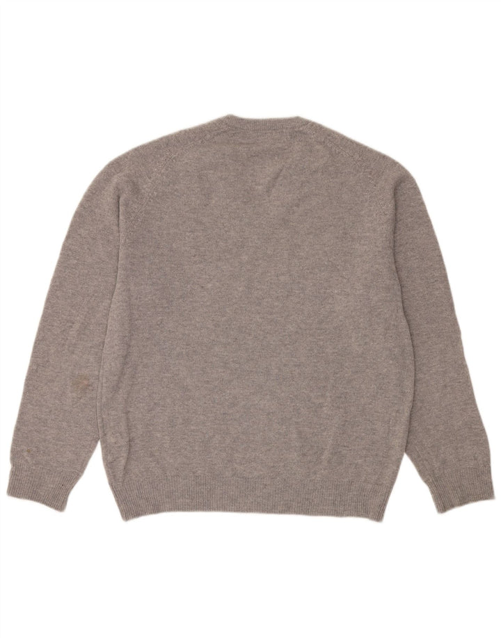 Marks & Spencer Jersey Regular Fit con Cuello en V para Hombre Gris Medio
