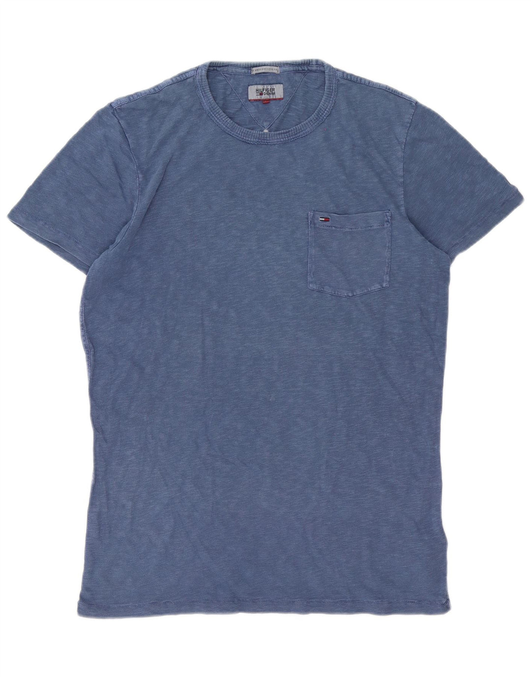 Tommy Hilfiger - Camiseta para hombre, talla grande, algodón azul