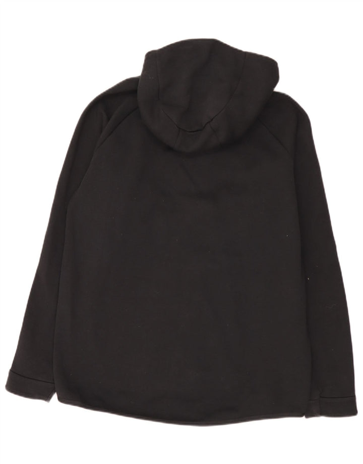 Nike - Sudadera con capucha y cremallera para hombre, talla grande, algodón negro
