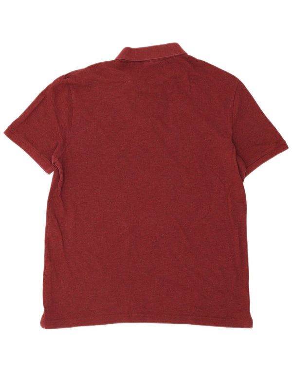 Lacoste Polo Slim Fit para Hombre Talla 6 XL Algodón Granate