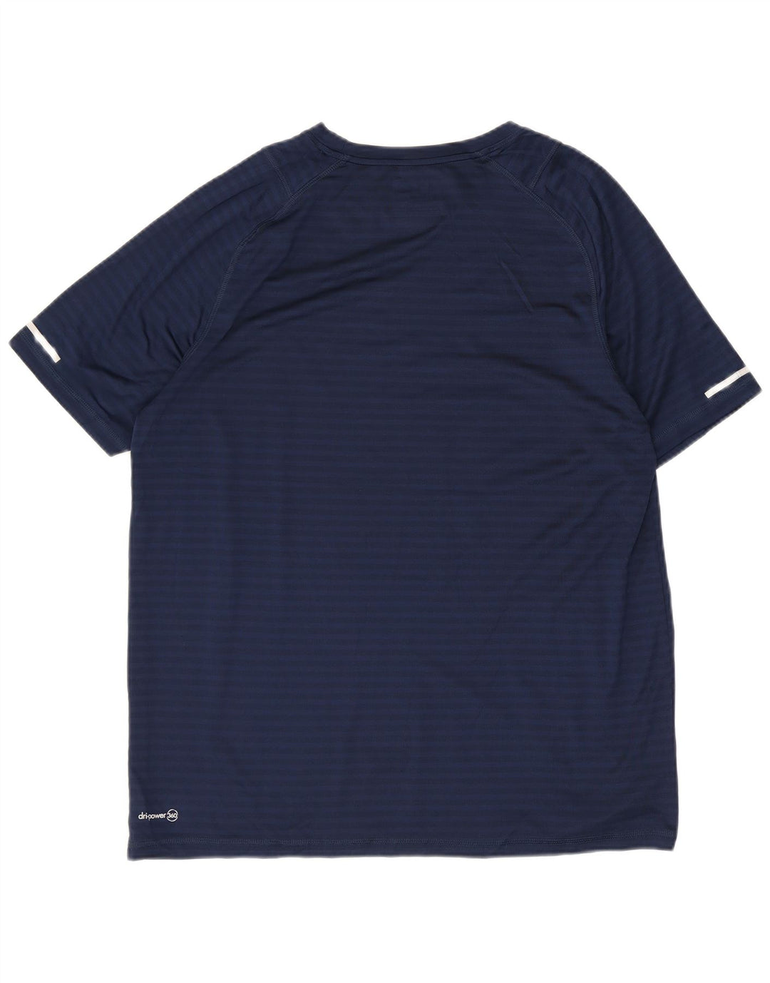 Russell Athletic - Camiseta para hombre, talla grande, poliéster a rayas, color azul marino