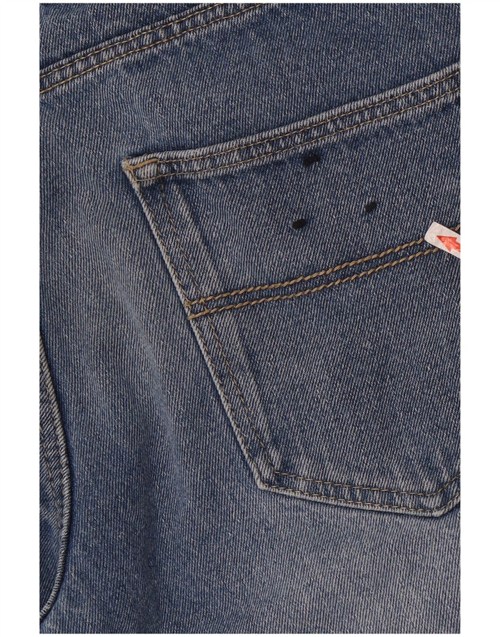 Pantalones Cortos De Mezclilla Para Hombre Pierre Cardin Medio W32 Algodón Azul