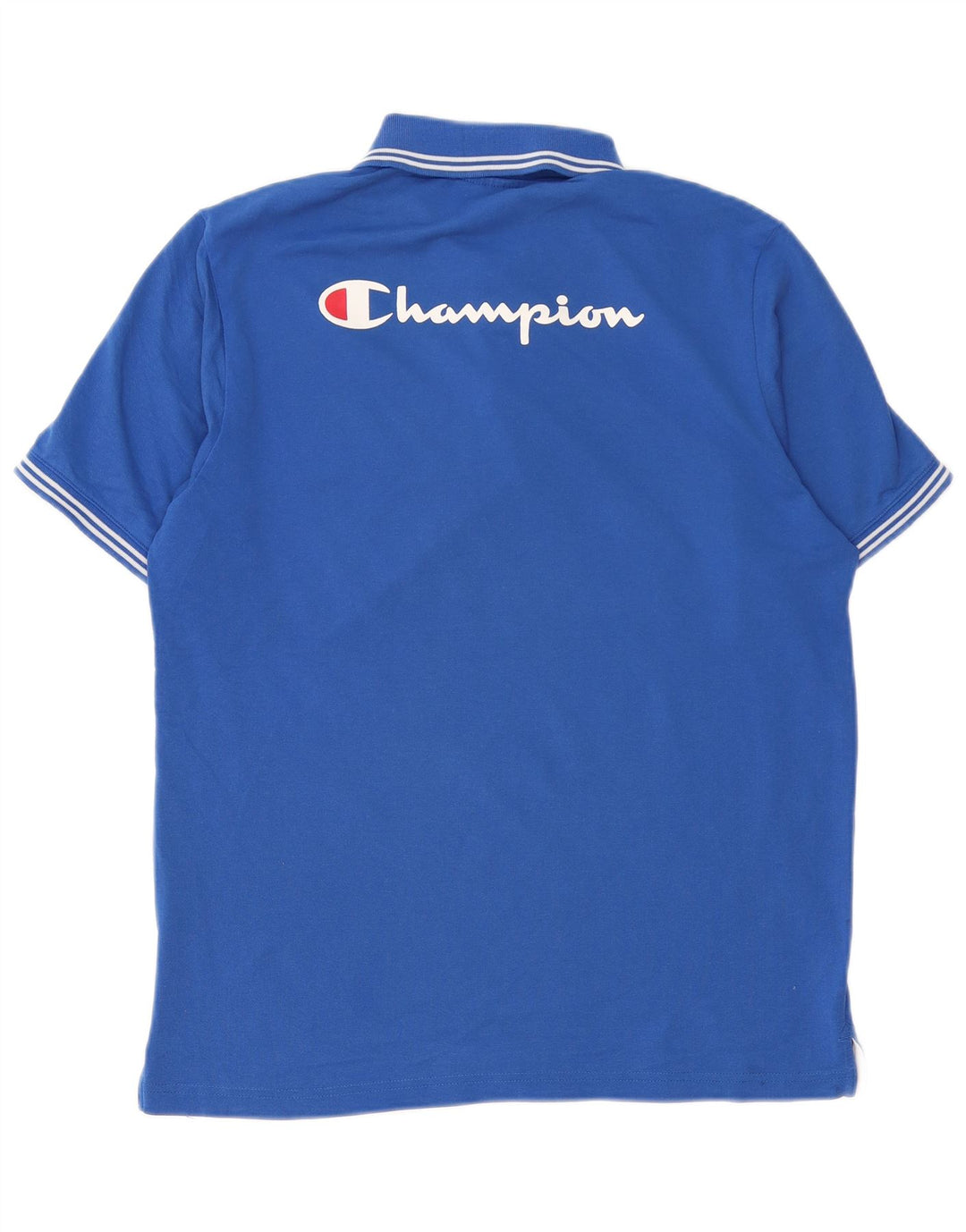 Champion Polo Gráfico Para Hombre Azul Grande