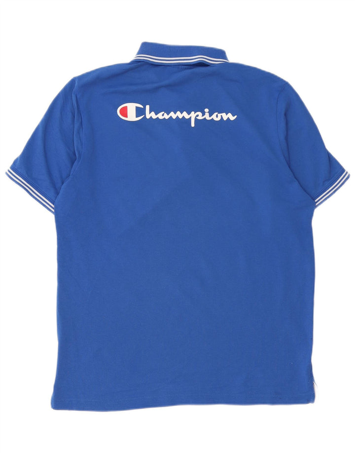 Champion Polo Gráfico Para Hombre Azul Grande