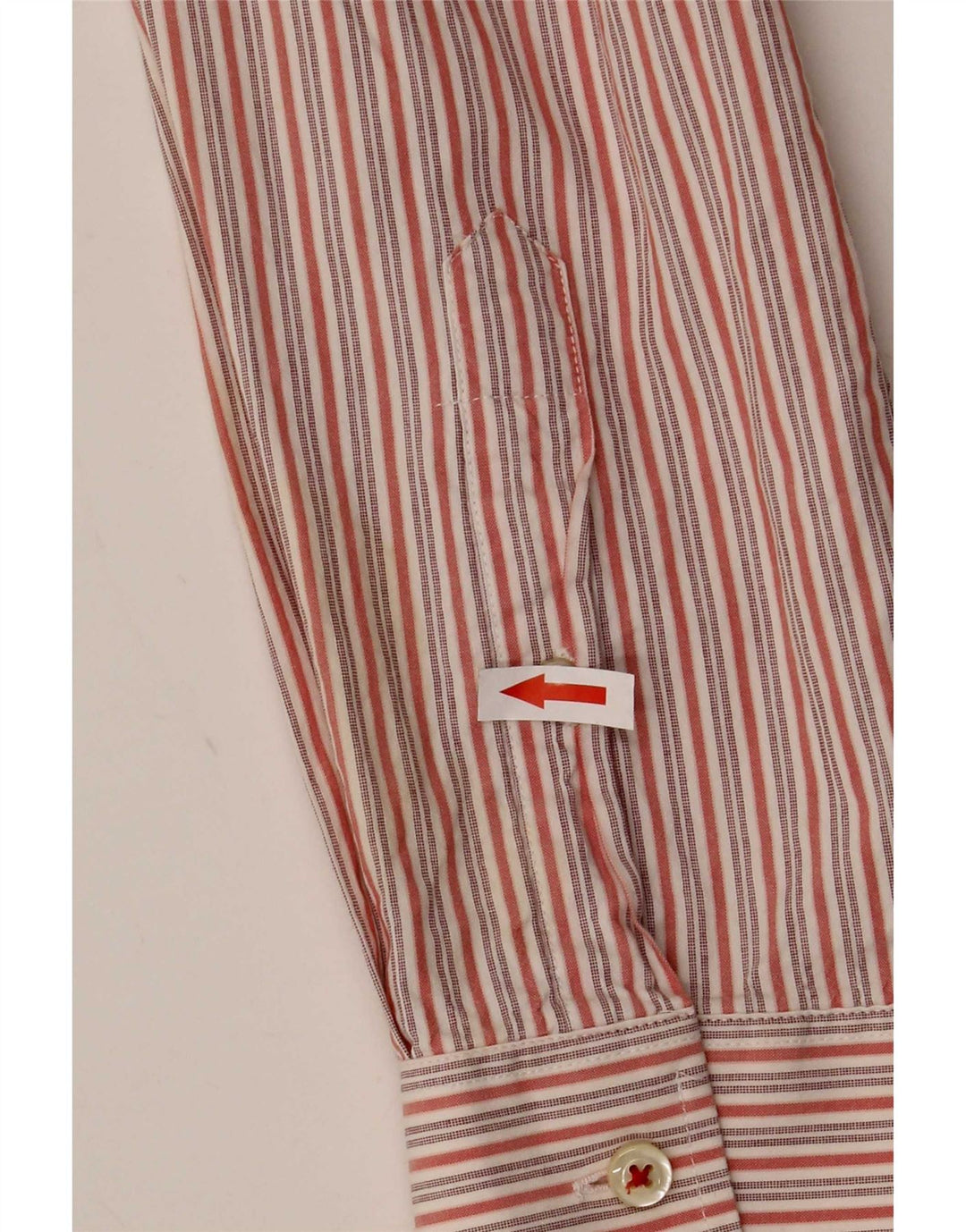 Camisa Jack Wills Hombre Small Algodón Rayas Rojas