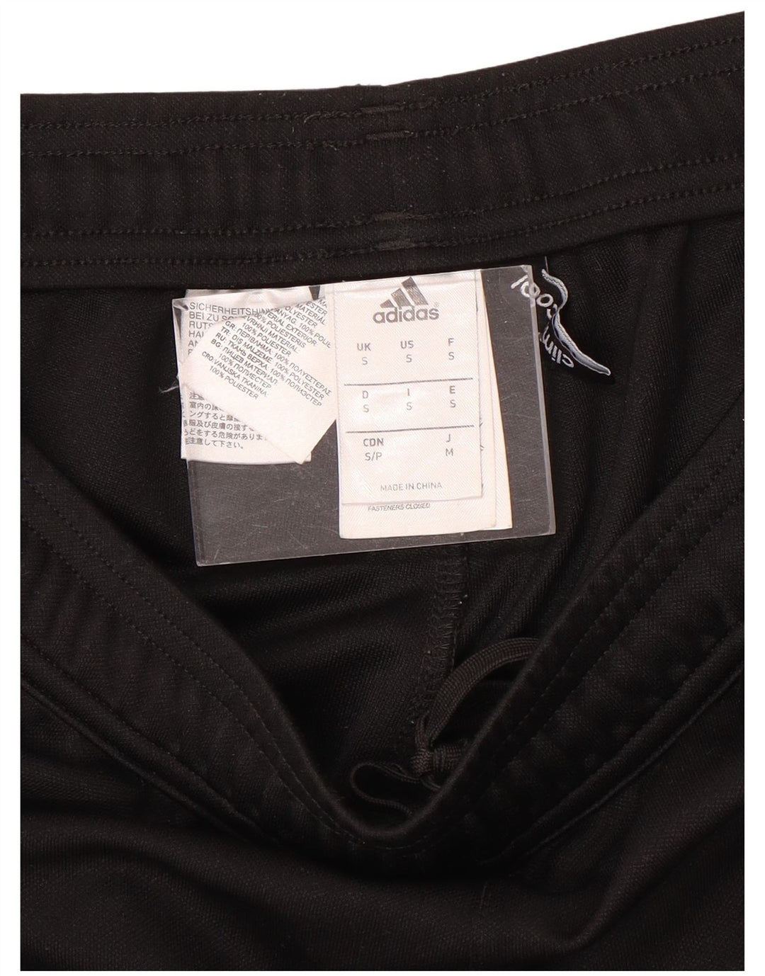 Adidas Mens Climacool Chándal Pantalones Pequeños Negro Poliéster