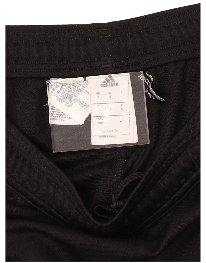 Adidas Mens Climacool Chándal Pantalones Pequeños Negro Poliéster