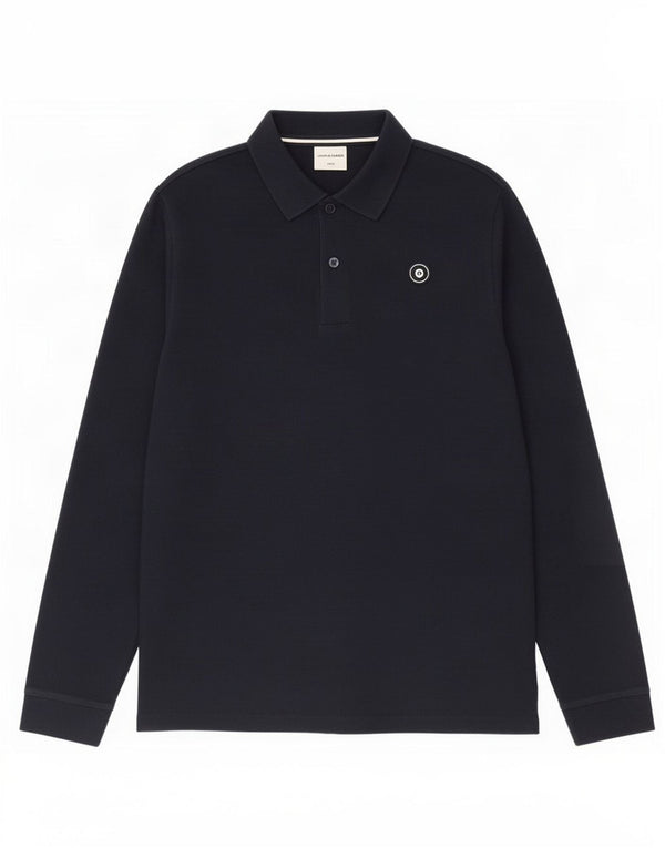 Jack & Jones Hombre Polo De Manga Larga Small Azul Marino Algodón