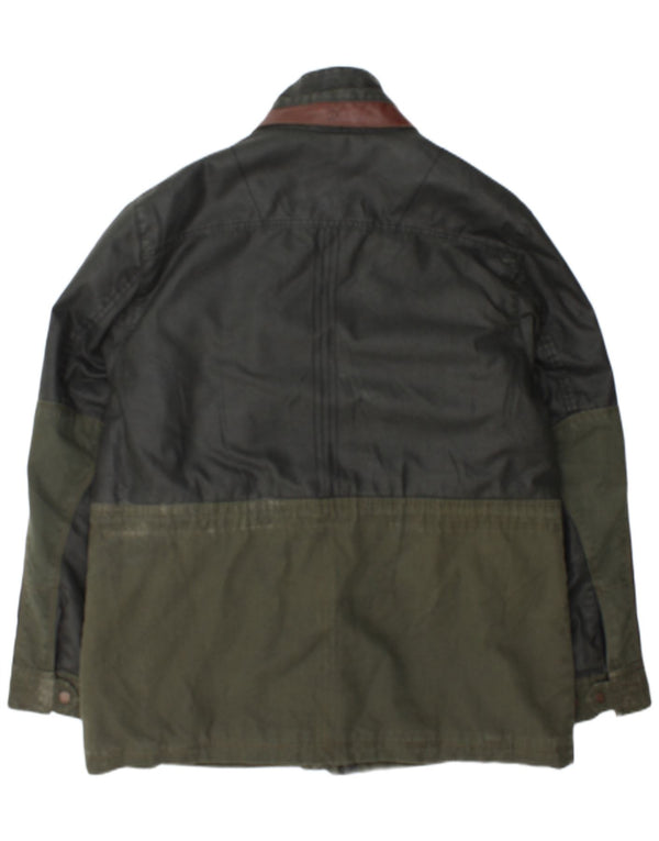 Timberland Earthkeepers Utility Jacket para hombre UK 44 2XL Verde Colorblock