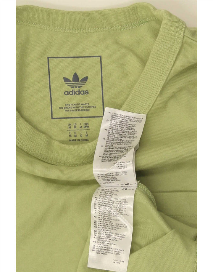 Camiseta Adidas Hombre Top Medium Verde Algodón