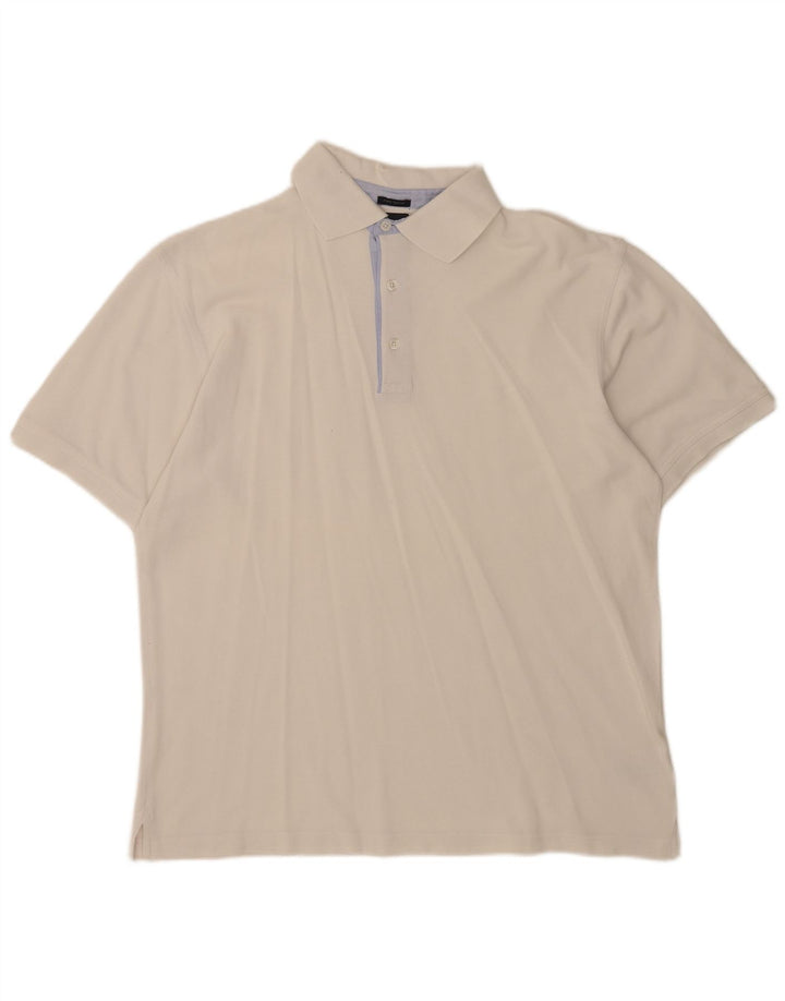 Daniel Hechter Polo Hombre XL Blanco Algodón