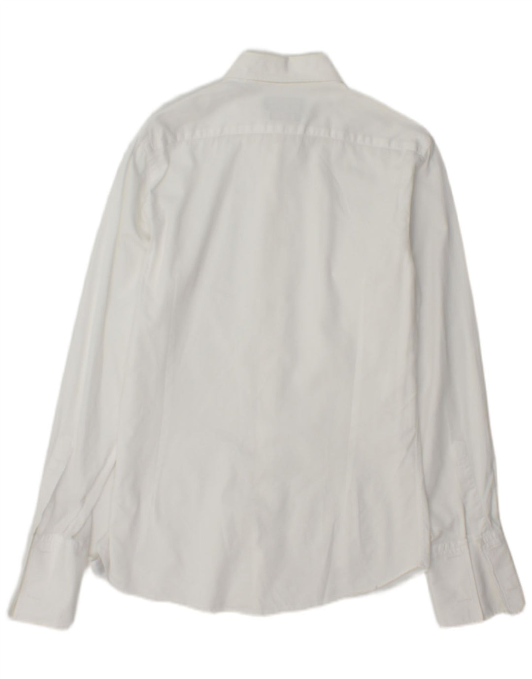 Camisa Massimo Dutti Hombre Slim Fit Talla 39 15 1/2 Mediana Blanca