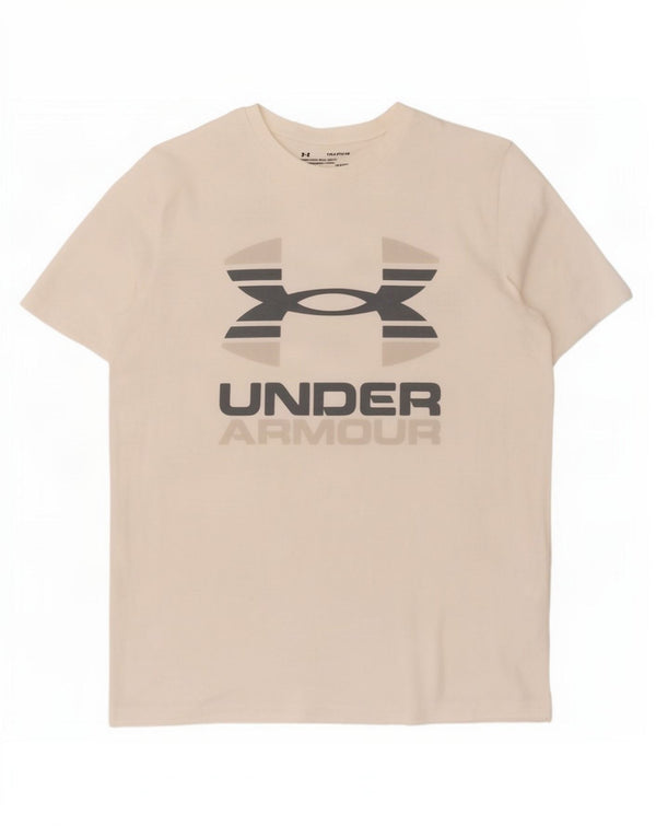 Under Armour Camiseta gráfica para niño 13-14 años XL Off White Sports