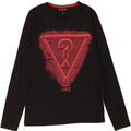 GUESS Boys Graphic Top Long Sleeve 15-16 Years Black Cotton Vintage Guess and Second-Hand Guess from Messina Hembry 