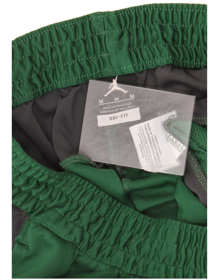 Jordan Pantalones De Chándal Dri Fit Para Hombre Poliéster Color Block Verde Medio