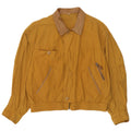Ciao Mens Bomber Jacket IT 50 Grande Amarillo Algodón Clásico