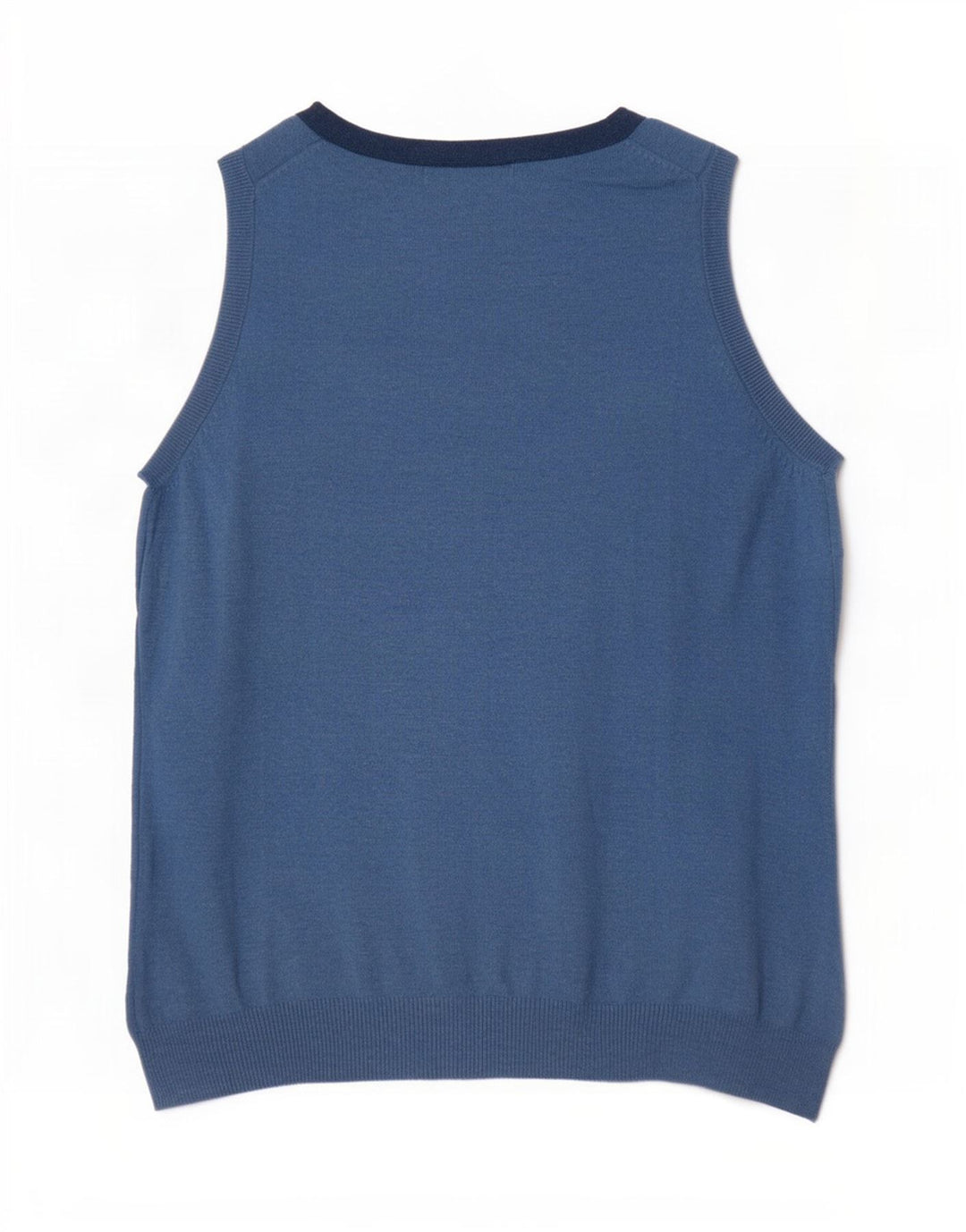 Boden - Camiseta sin mangas para mujer, talla S, algodón azul