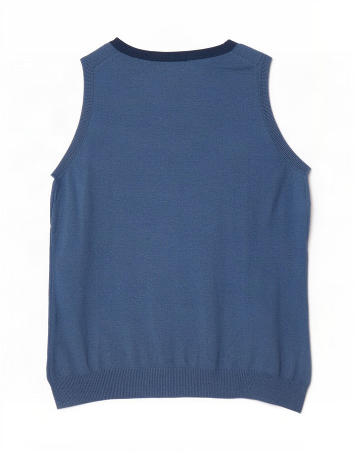 Boden - Camiseta sin mangas para mujer, talla S, algodón azul