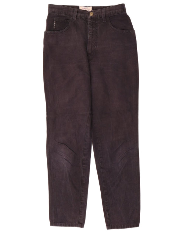 Armani Jeans Cónicos De Cintura Alta Para Mujer W28 L29 Algodón Negro