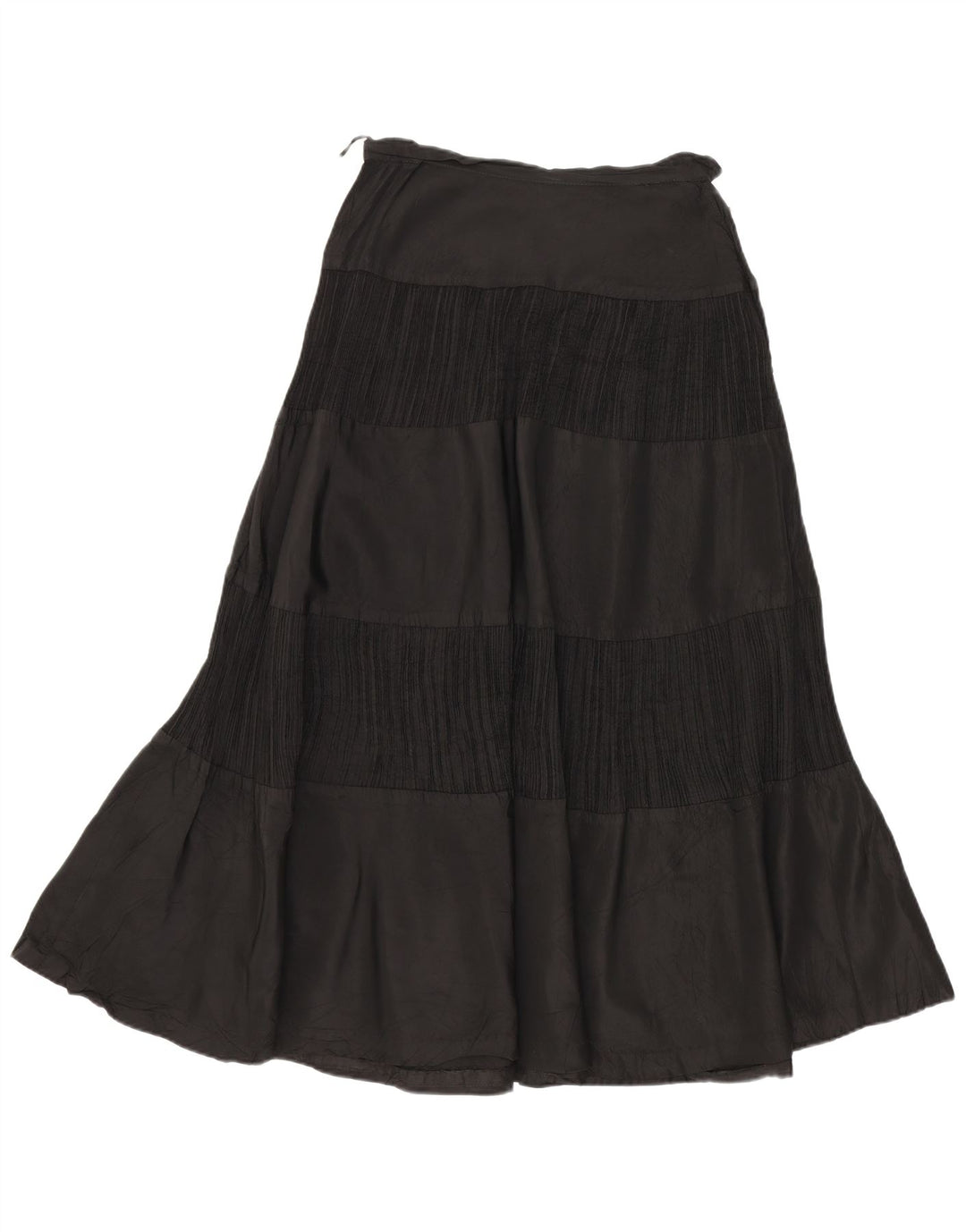 Falda escalonada vintage para mujer W24 XS Negro