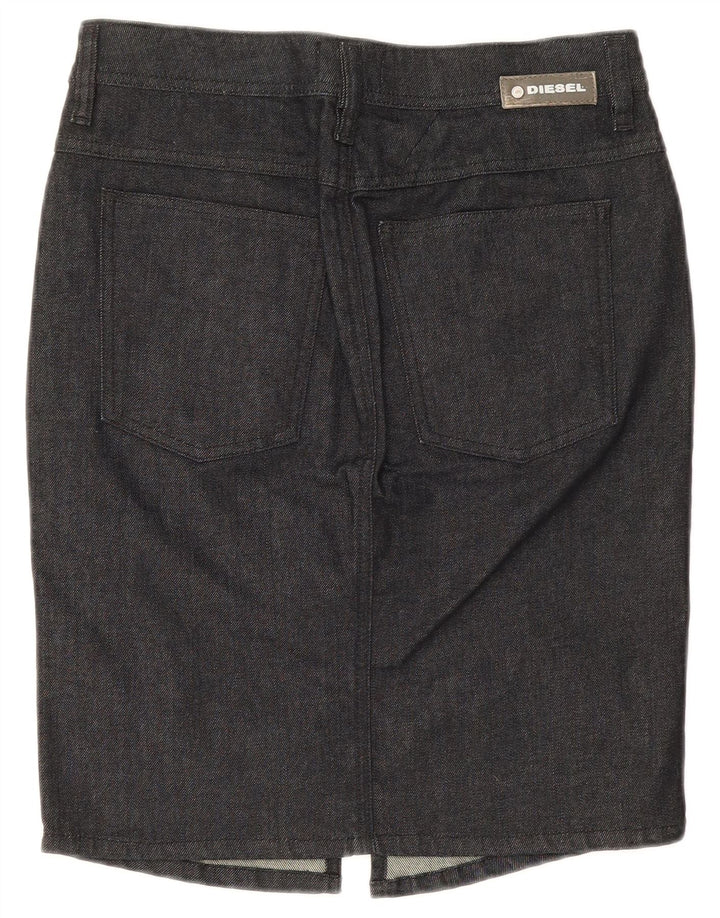Diesel Mujer Falda Vaquera W31 Grande Algodón Negro