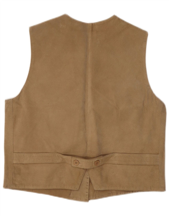 Chaleco vintage para mujer IT 46 Grande Beige