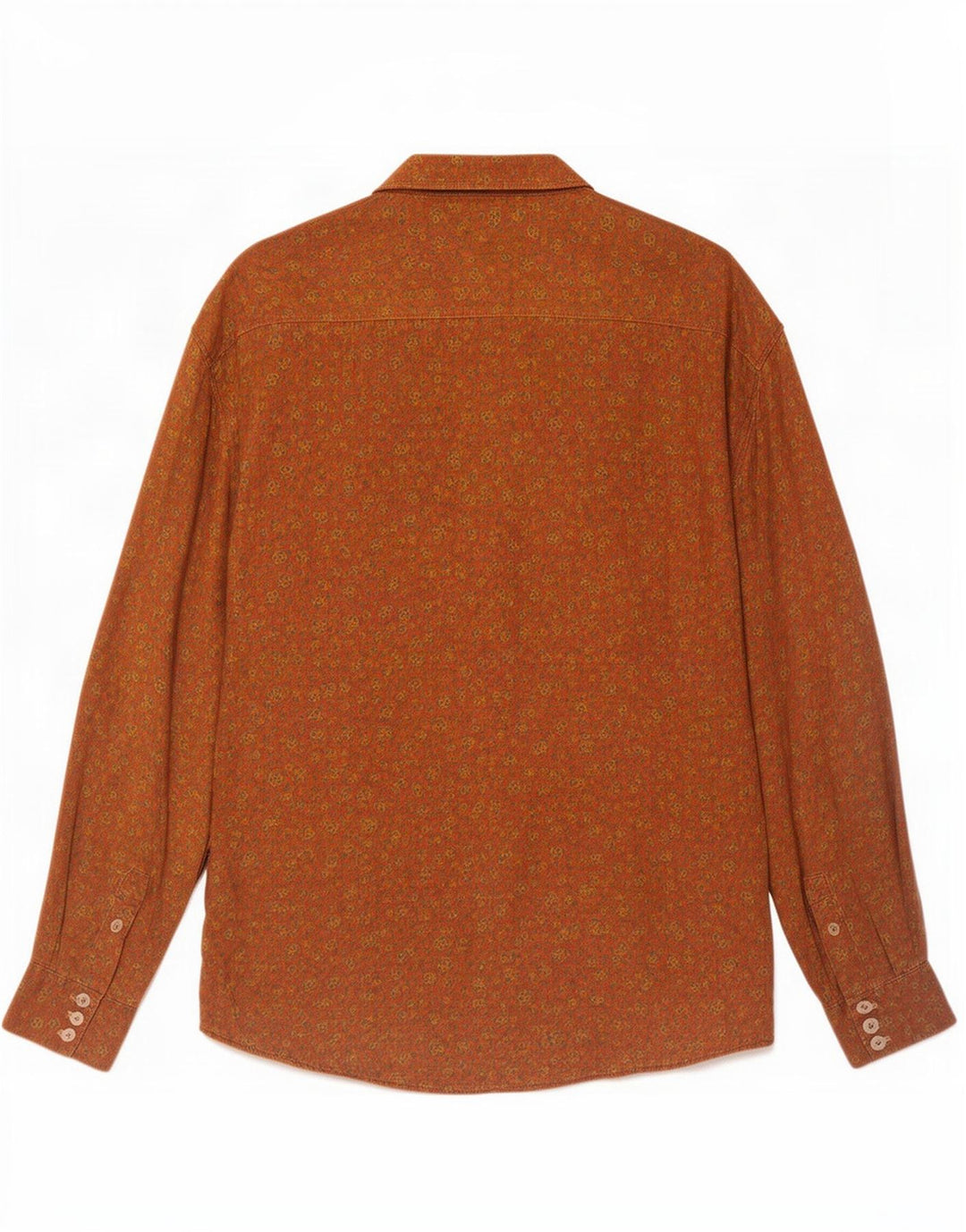 Camisa Tipo' S Hombre XL Marrón Floral
