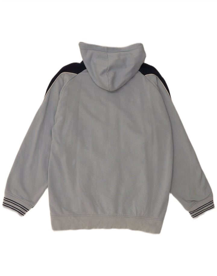 Nike Sudadera con capucha y cremallera gráfica para niños 13-14 años XL Azul Colorblock Algodón