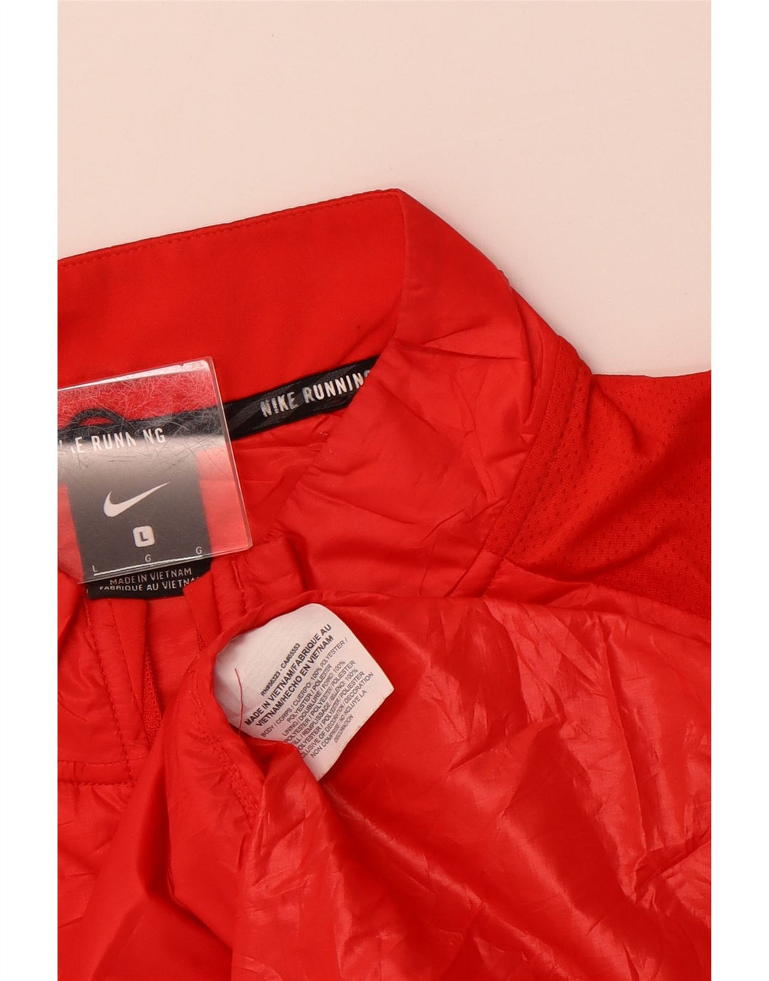 Chaleco NIKE para mujer UK 16 Grande Poliéster rojo