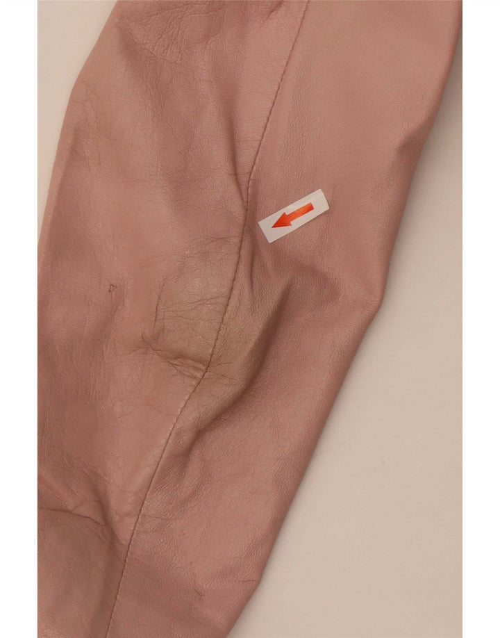 Wanted Chaqueta de cuero para mujer IT 48 XL Rosa